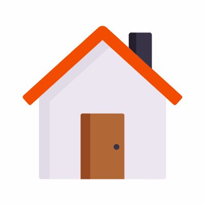 Home, Animated Icon, Flat
