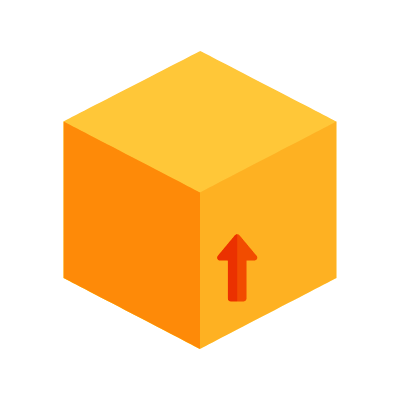 Square, Animated Icon, Flat