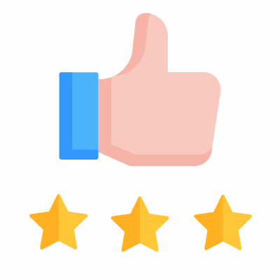 Review, Animated Icon, Flat