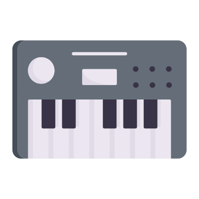 Keyboard, Animated Icon, Flat