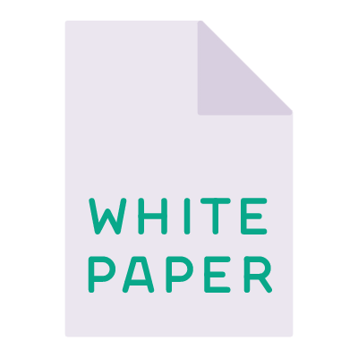 White paper, Animated Icon, Flat