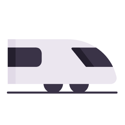 Train, Animated Icon, Flat