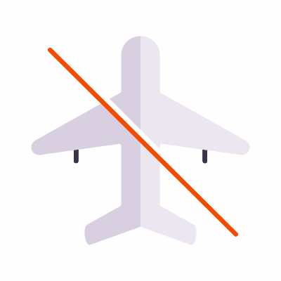 Airplane mode, Animated Icon, Flat