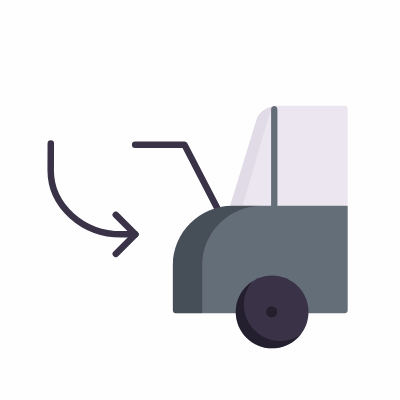 Car boot, Animated Icon, Flat