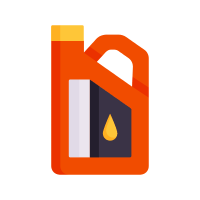 Engine oil, Animated Icon, Flat