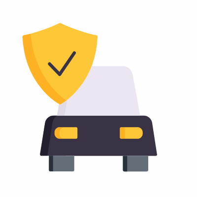 Car insurance, Animated Icon, Flat