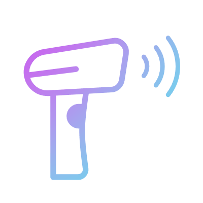 Scanner, Animated Icon, Gradient