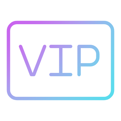 VIP, Animated Icon, Gradient