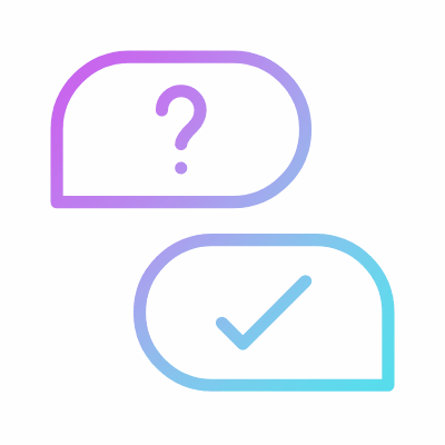 Support, Animated Icon, Gradient