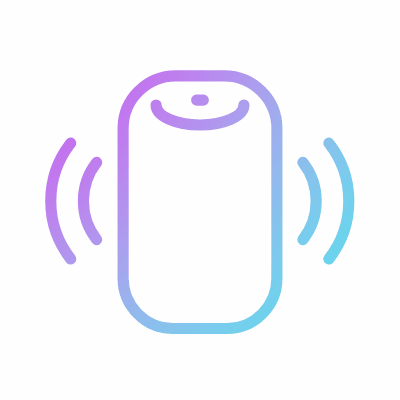 Homepod speaker, Animated Icon, Gradient