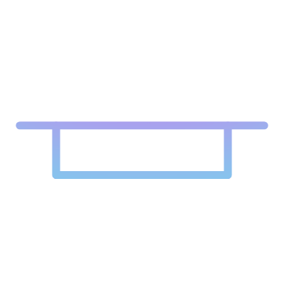 Whole rest, Animated Icon, Gradient