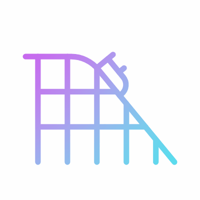 Roller, Animated Icon, Gradient