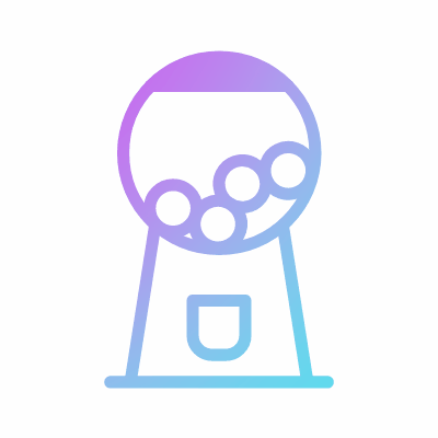 Candy machine, Animated Icon, Gradient