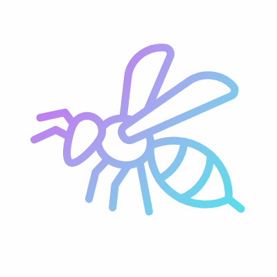 Bee, Animated Icon, Gradient