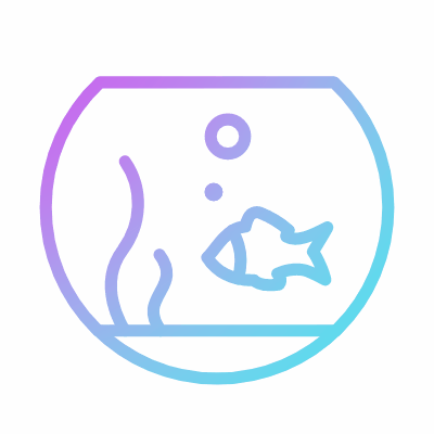 Aquarium, Animated Icon, Gradient