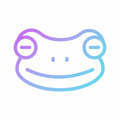 Frog, Animated Icon, Gradient