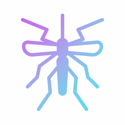 Mosquito, Animated Icon, Gradient