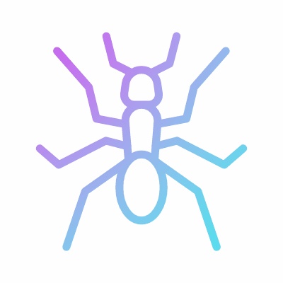 Ant, Animated Icon, Gradient