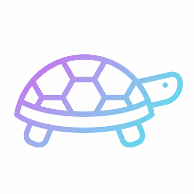 Turtle, Animated Icon, Gradient
