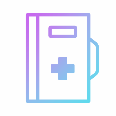 Medical file, Animated Icon, Gradient