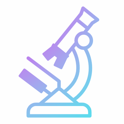 Microscope, Animated Icon, Gradient