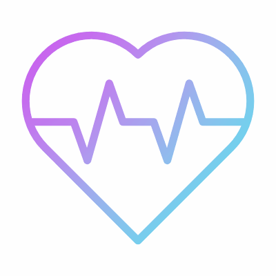 Heartbeat, Animated Icon, Gradient
