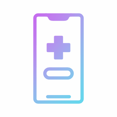 Medical app, Animated Icon, Gradient
