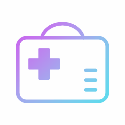 First aid kit, Animated Icon, Gradient
