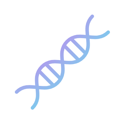 Dna structure, Animated Icon, Gradient