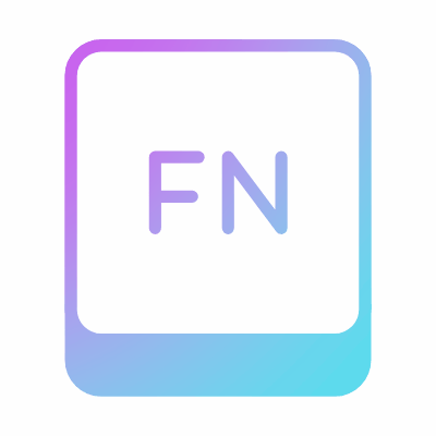 Function key, Animated Icon, Gradient