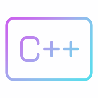 C++ code, Animated Icon, Gradient
