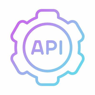 Rest API, Animated Icon, Gradient