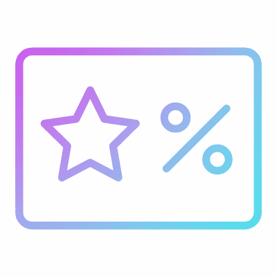 Loyalty card, Animated Icon, Gradient