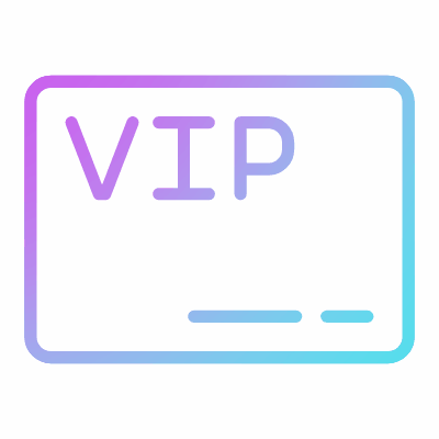 VIP card, Animated Icon, Gradient