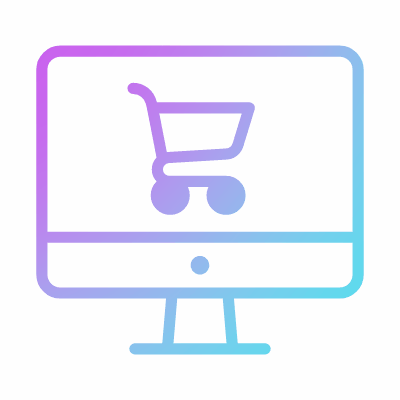 Online shopping, Animated Icon, Gradient