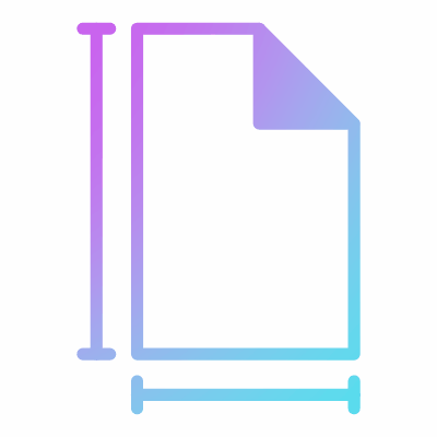 Page size, Animated Icon, Gradient