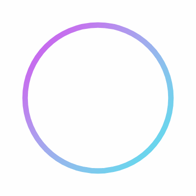 Circle, Animated Icon, Gradient