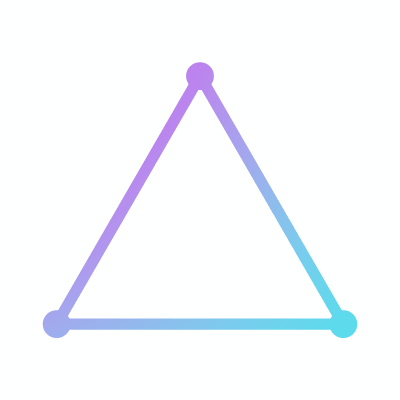 Triangle, Animated Icon, Gradient