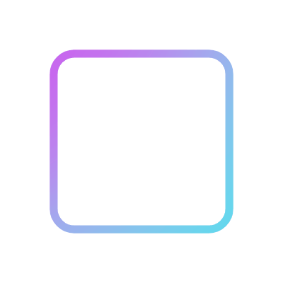 Rounded square, Animated Icon, Gradient