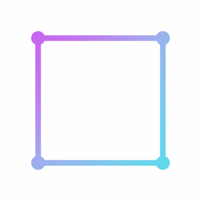 Square, Animated Icon, Gradient