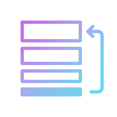 Reorder, Animated Icon, Gradient