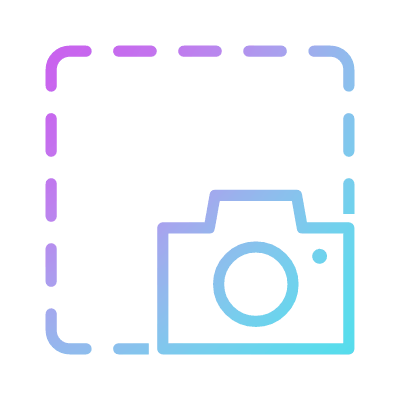 Take a screenshot, Animated Icon, Gradient