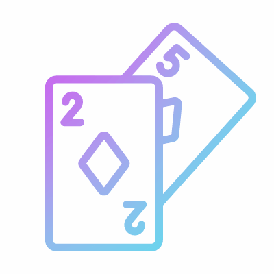 Cards, Animated Icon, Gradient