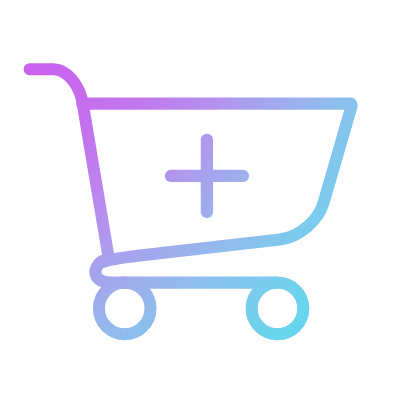 Trolley plus, Animated Icon, Gradient