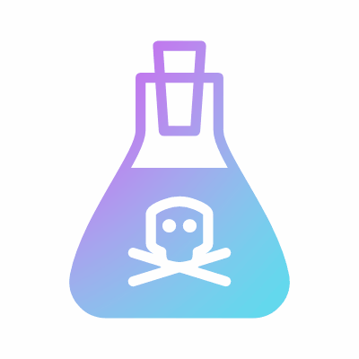 Poison bottle, Animated Icon, Gradient