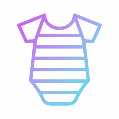 Baby clothes, Animated Icon, Gradient