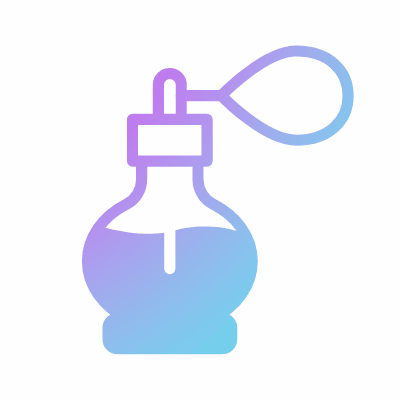 Perfume bottle, Animated Icon, Gradient