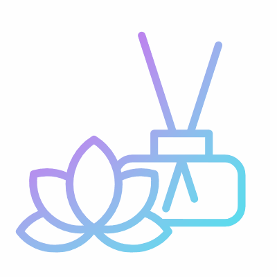 Aroma spa, Animated Icon, Gradient