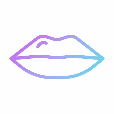 Lips, Animated Icon, Gradient