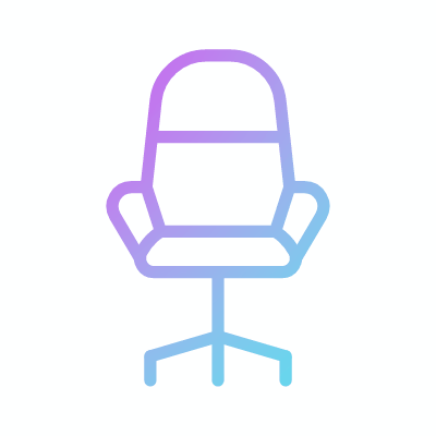 Office chair, Animated Icon, Gradient